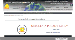 Desktop Screenshot of poswojsku.info